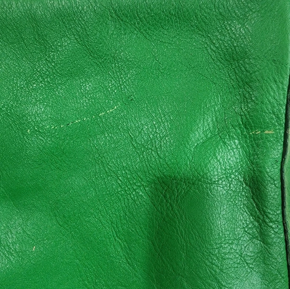 Green Leather Crossbody Bag - Picture 6 of 8